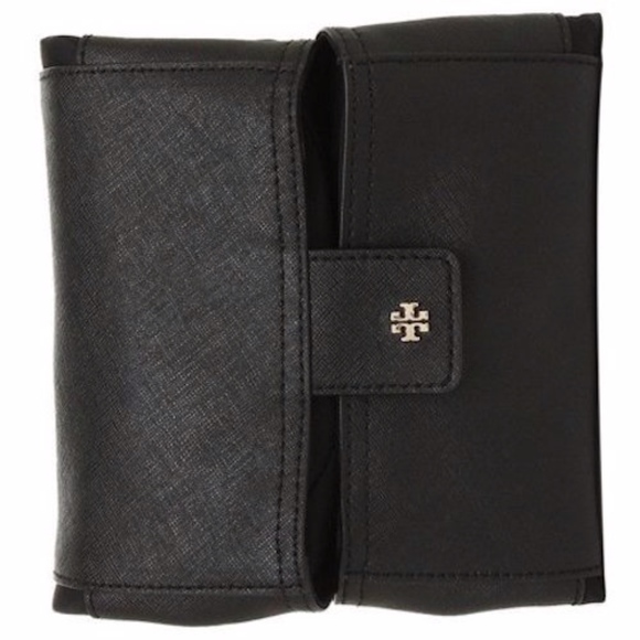 NWT TORY BURCH BLACK ELLA NYLON PACKABLE TOTE - Picture 8 of 8